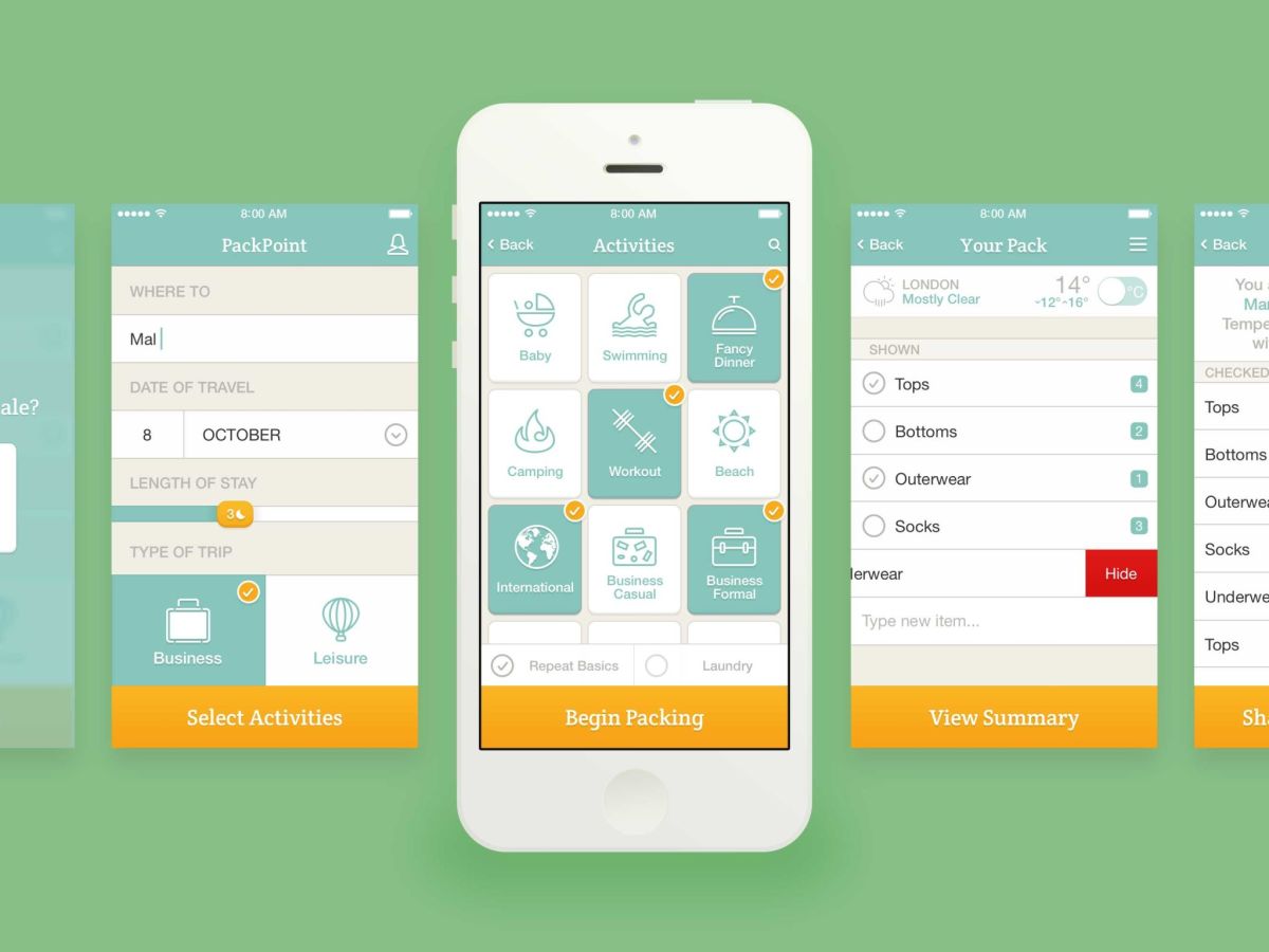 Best Travel Apps | Packpoint