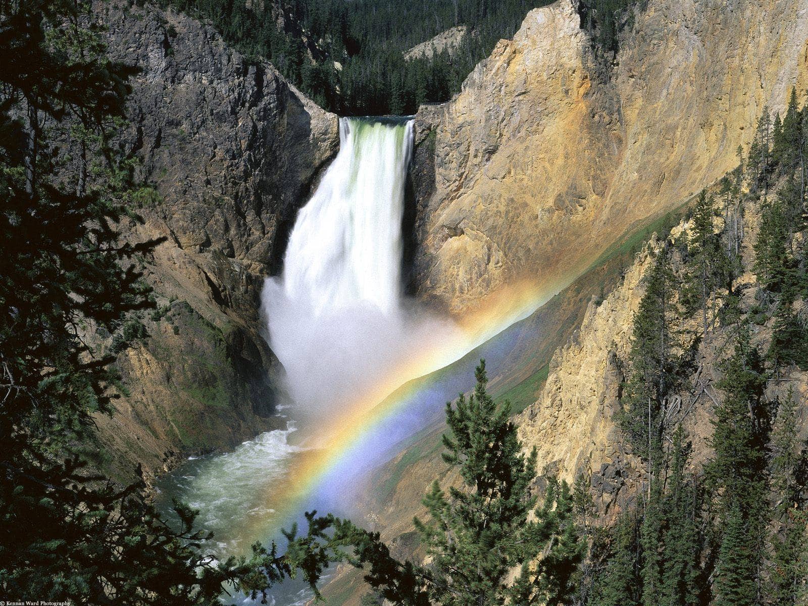 Yellowstone-Falls-Yellowstone-National-Park-Wyoming | Places to See Before It's Too Late