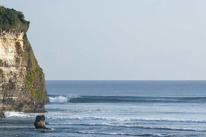 surfing uluwatu temples