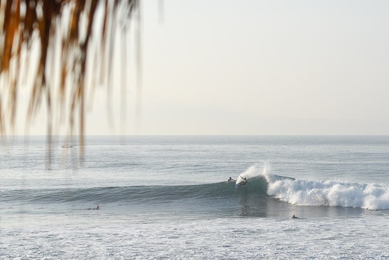 surfing Bali