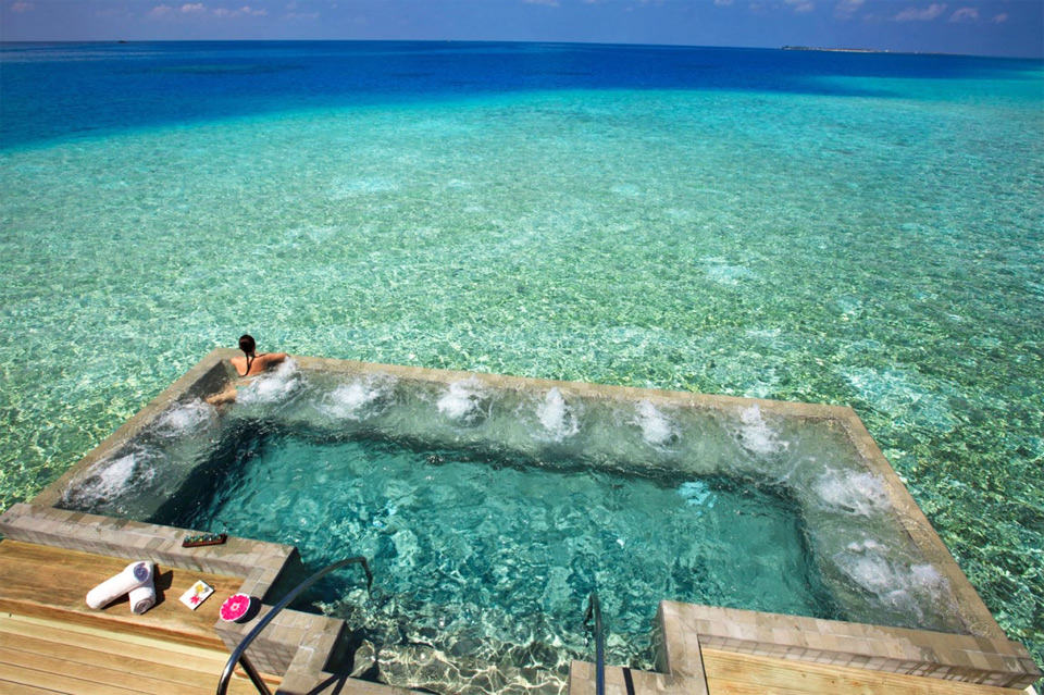 Most Beautiful Pools In The World | Velassaru Resort