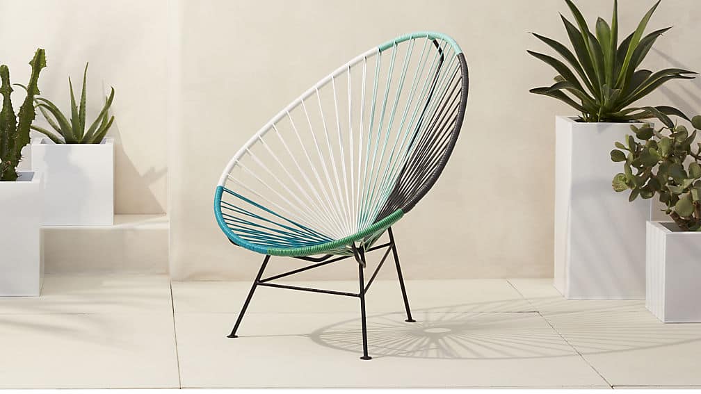 acapulco lounge chair CB2 / beach house style