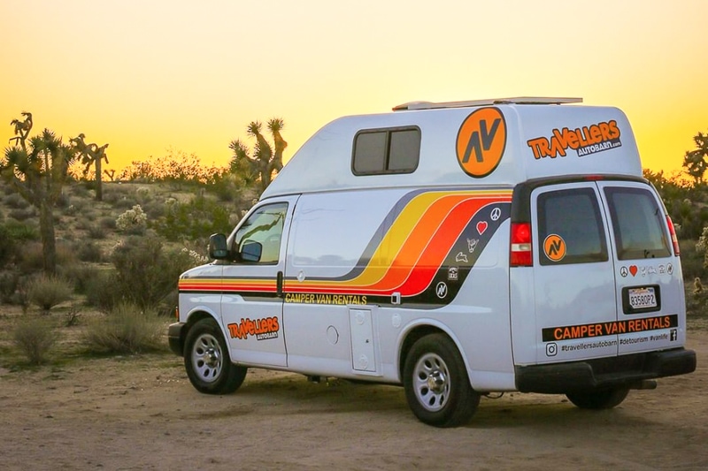 camper van rentals california