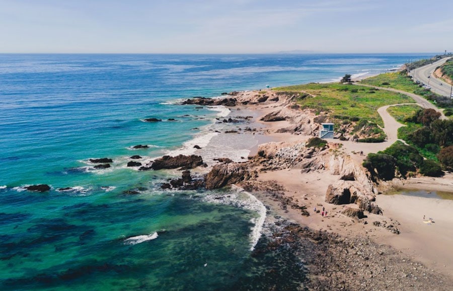 beach camping california