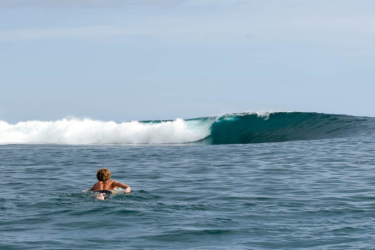 Surfing Samoa