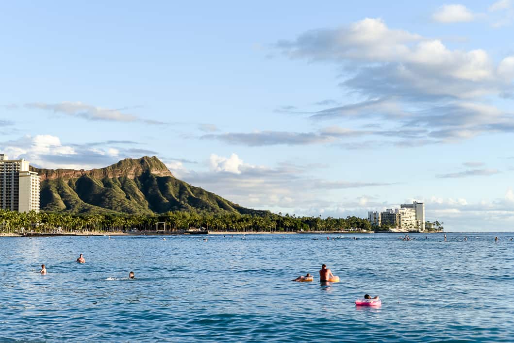 Diamond Head in Honolulu, Hawaii