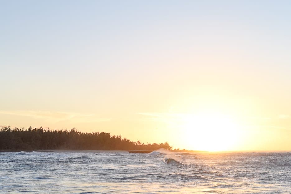 North Shore Oahu sunset