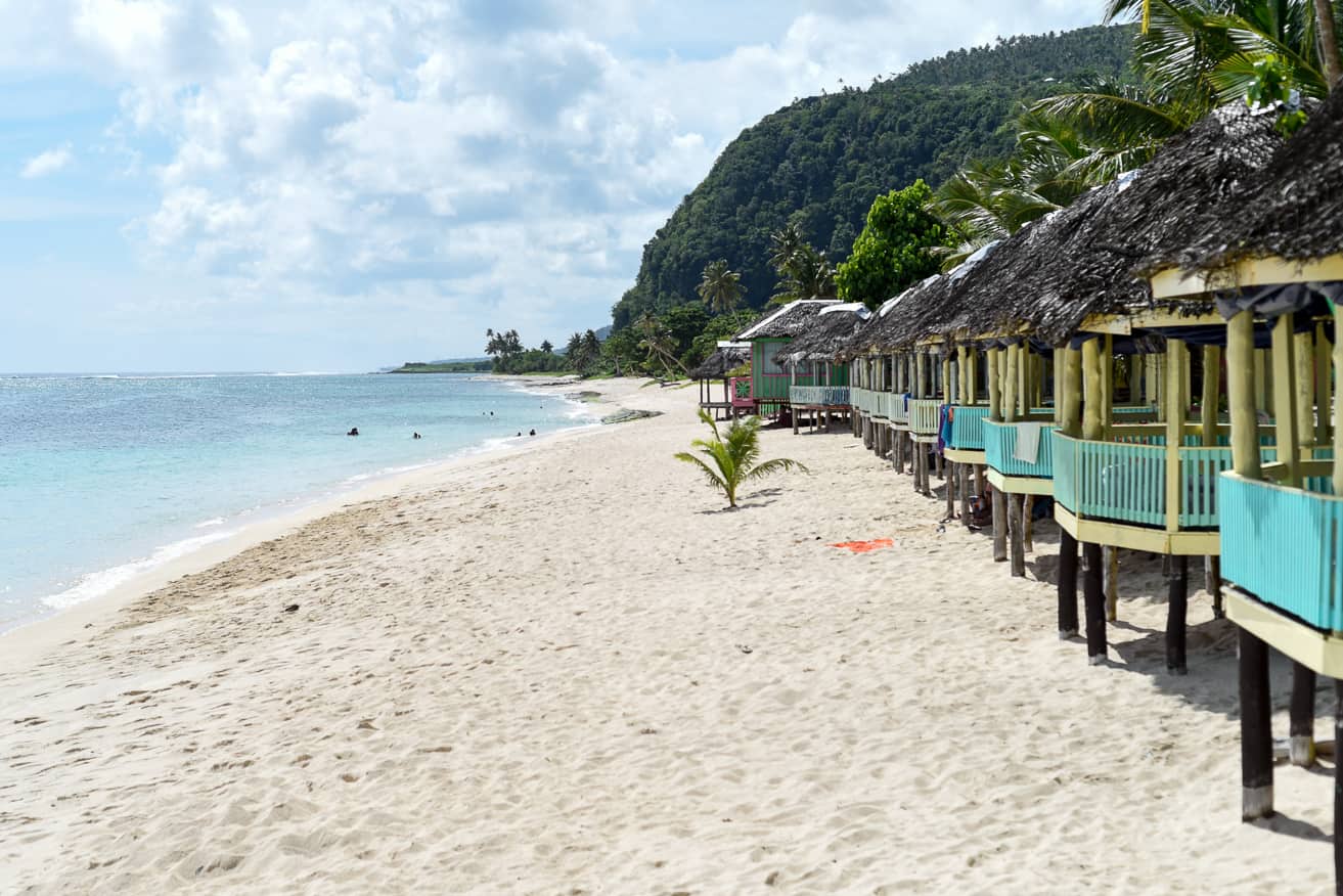 taufua beach fales