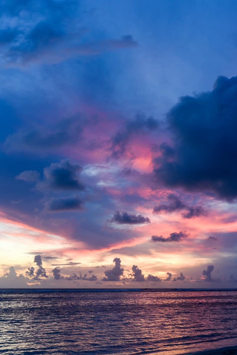 samoa lalomanu sunset