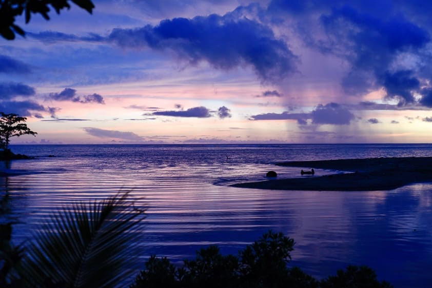 samoa sunset salani