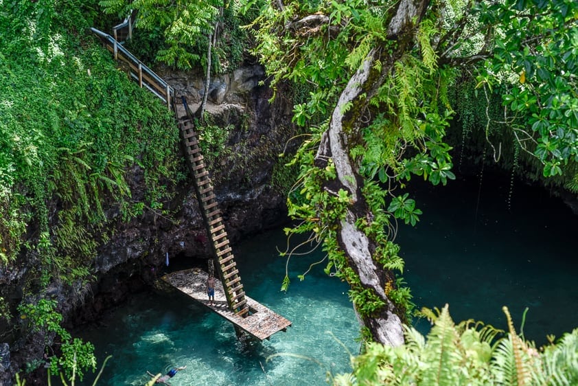 samoa to sua ocean trench