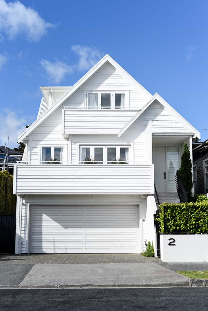 auckland new zealand white a frame house