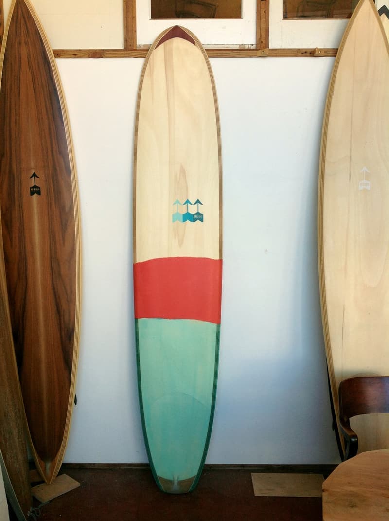 wood surfboard hess surfboards