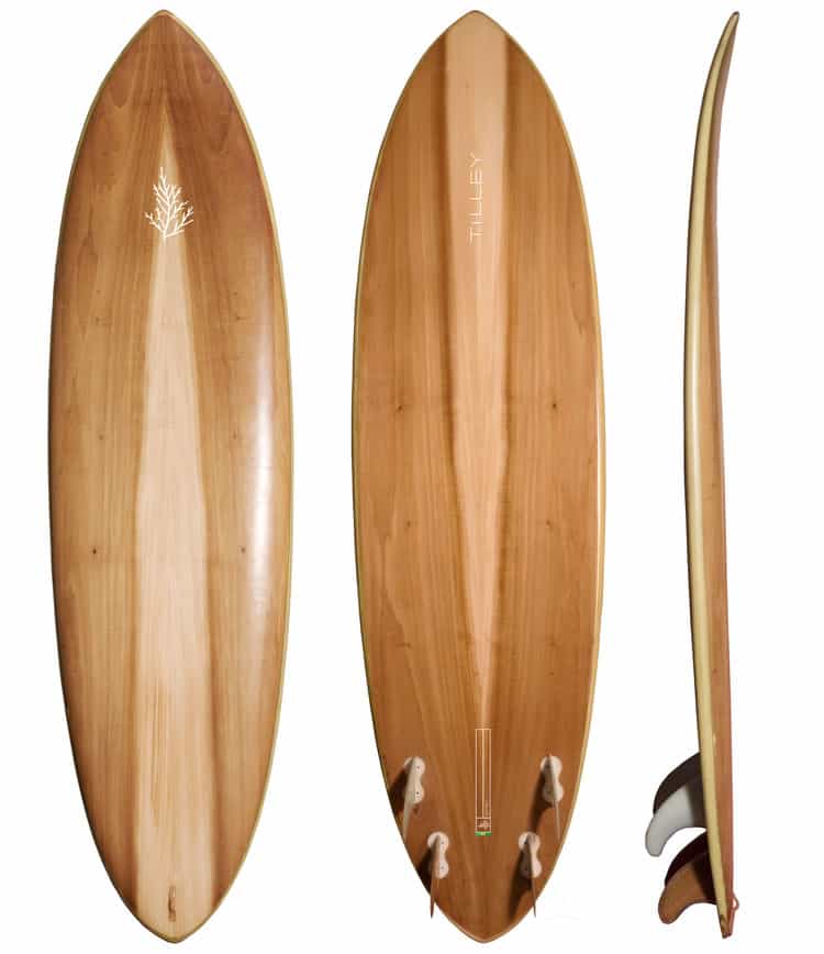 surfboard wood tilly fish