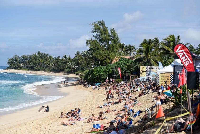 north shore surf competition vans world cup of surfing