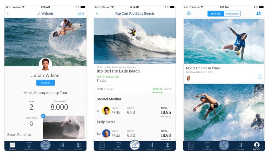 surf apps world surf league