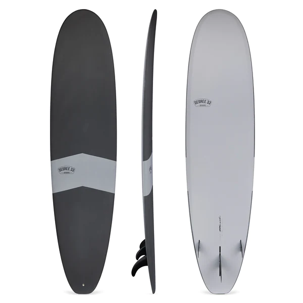 degree 33 soft top surfboard ultimate eight foot em preto e cinza