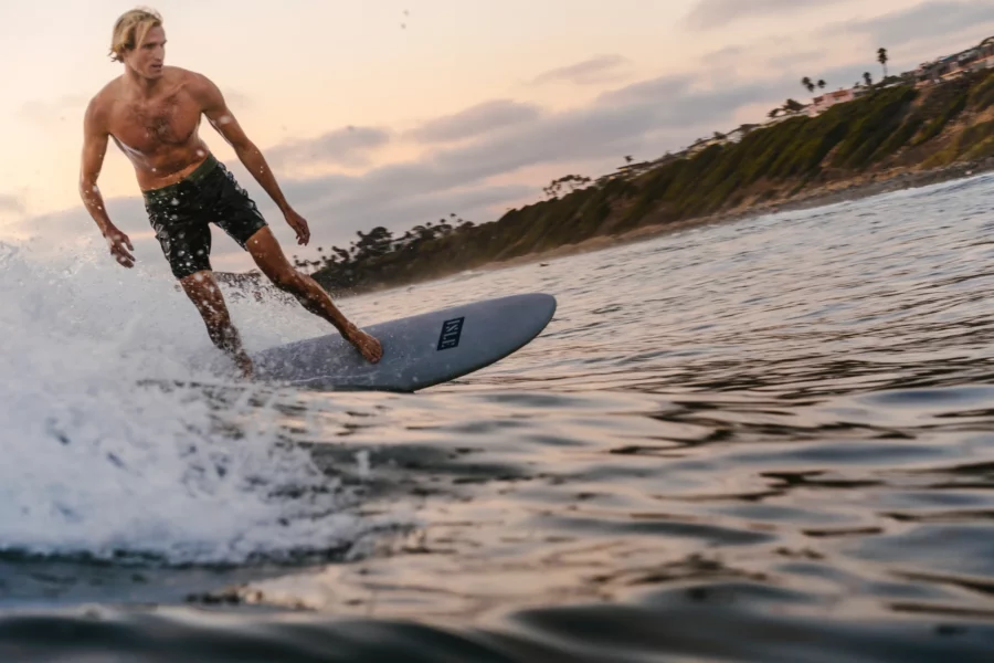 surfer surfing nugget soft top