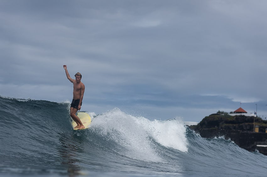 surfing Azores