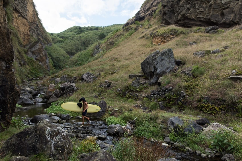 surfing Azores