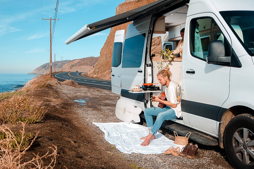 road trip usa campervan