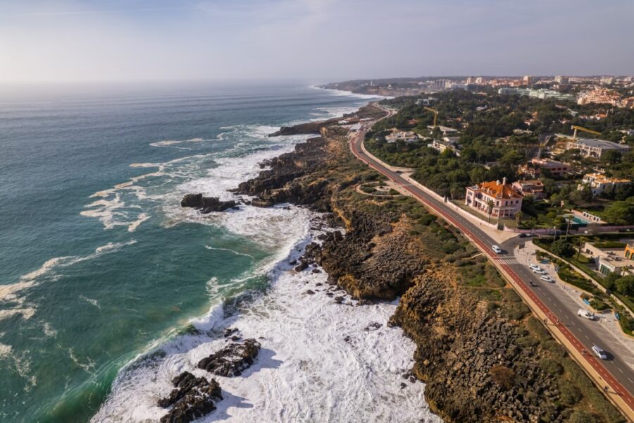 coastal view of cascais portugal