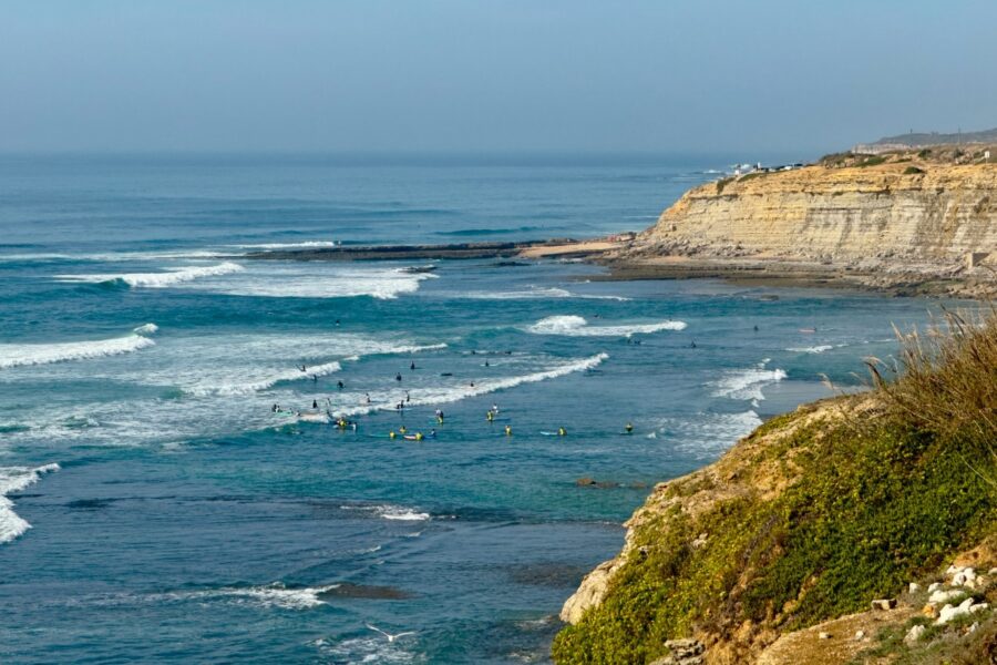 surfers at ribeira d’ilhas ericeira