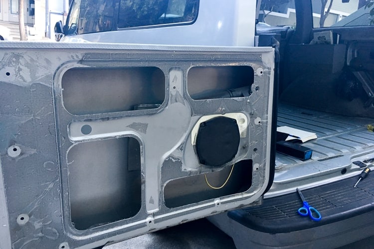 surf van conversion door panel