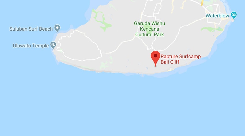 rapture bali map