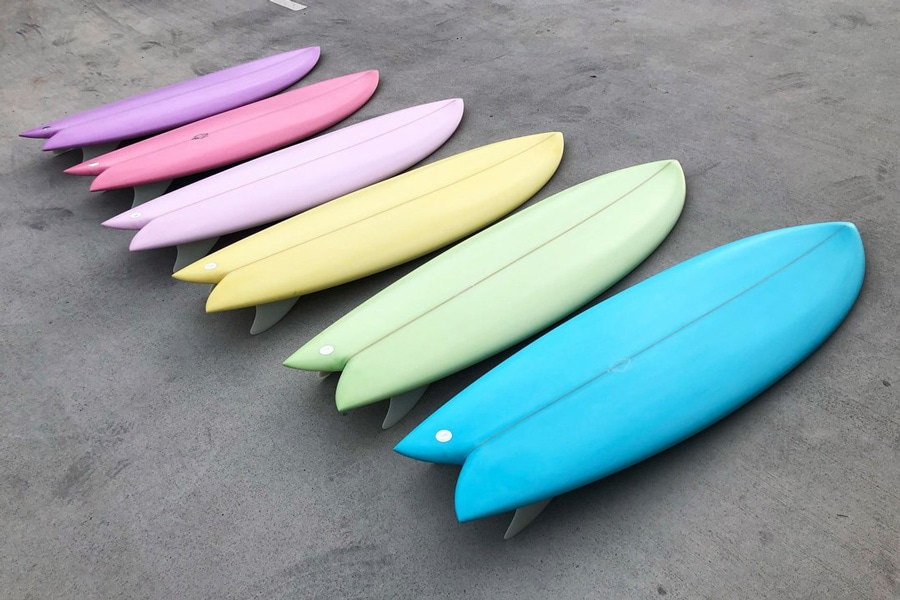 foam fish surfboard