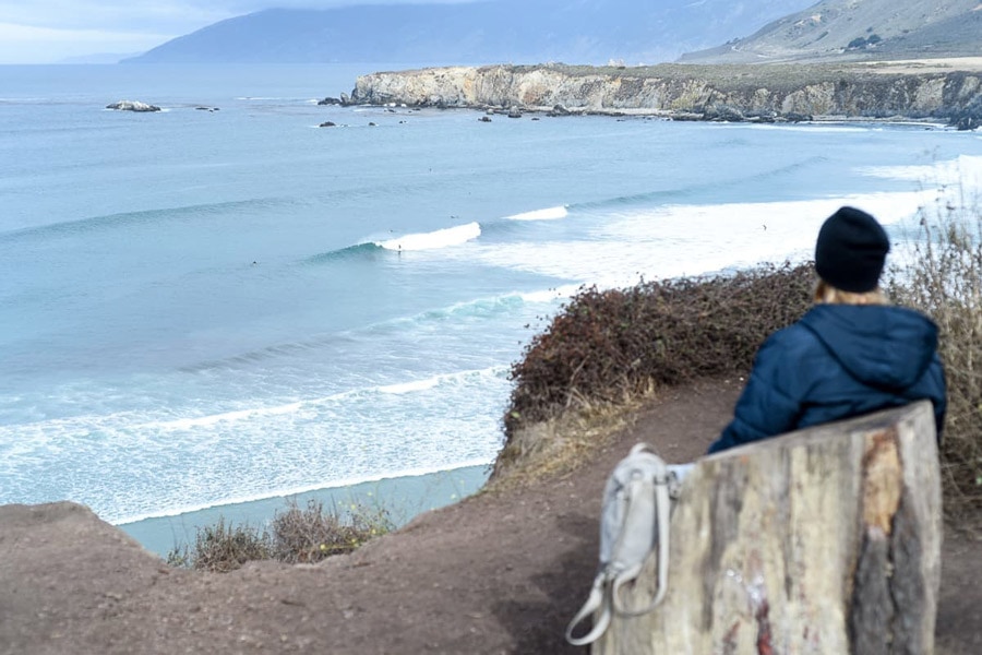 beach camping central california big sur