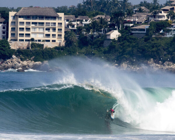 playa zicatela surfing in Puerto Escondido