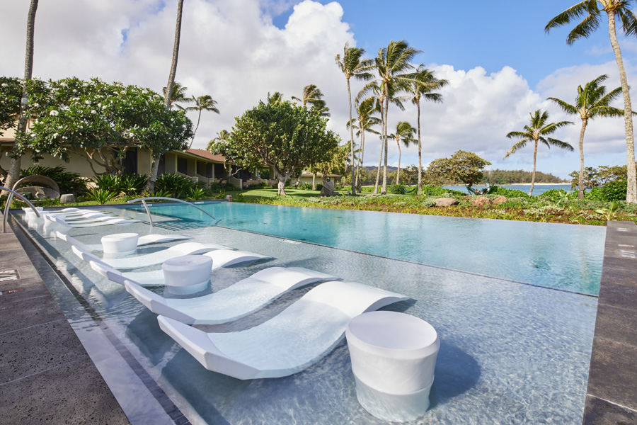 Private pool at Turtle Bay Resort - Oahu North Shore hotel