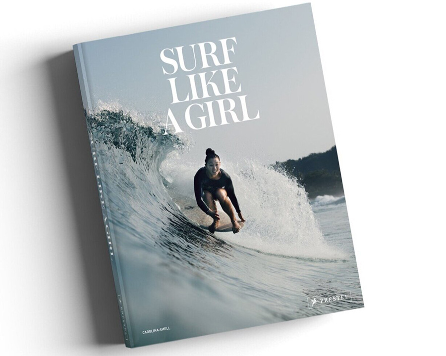 Livro de mesa de café sobre surfe - Surf Like a Girl