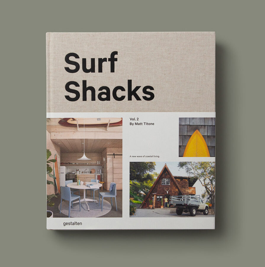 Livro de mesa de café sobre surfe - Surf Shacks