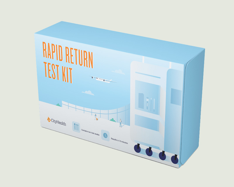 rapid return covid test kit