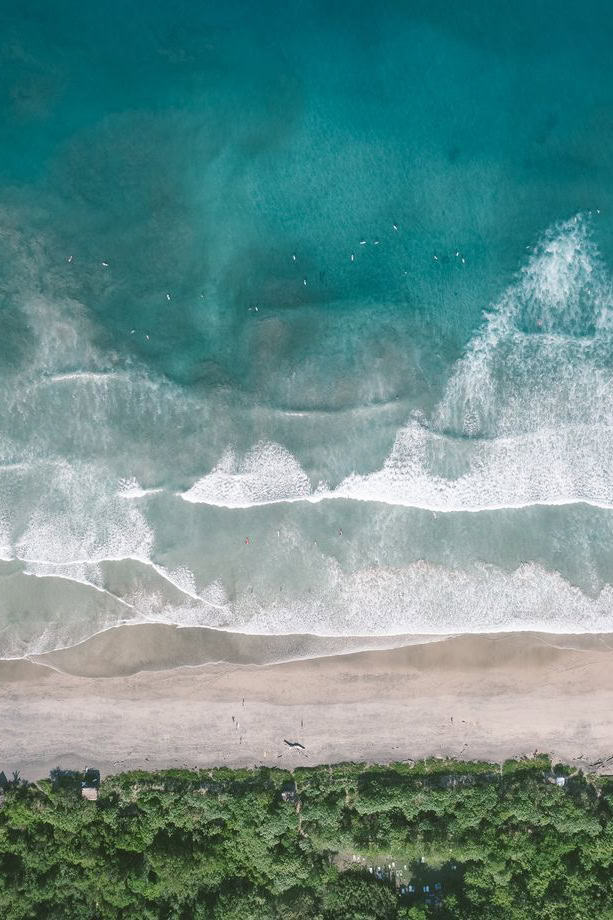 costa-rica-surf-trip-nosara costa rica surf trip nosara birds eye view drone shot