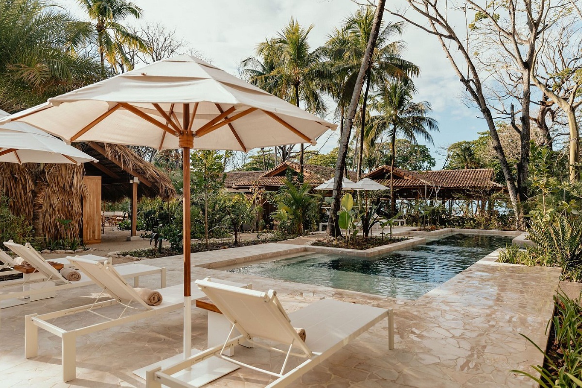 luxury beachfront resort pool costa rica