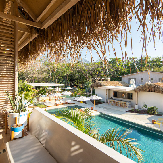 pool at boutique hotel